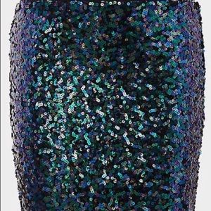 Torrid multi sequin skirt